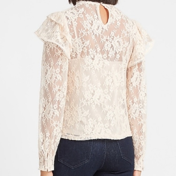 Lace Ruffle Top - Picture 3 of 3